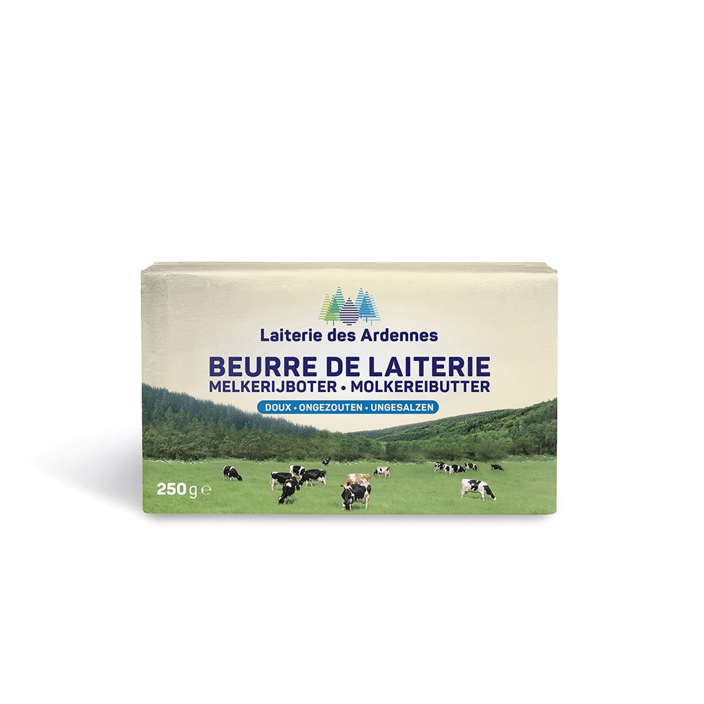 Laiterie des Ardennes beurre non salé 250 g