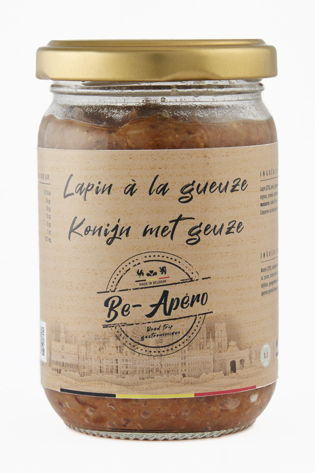 Lapin à la gueuze à tartiner