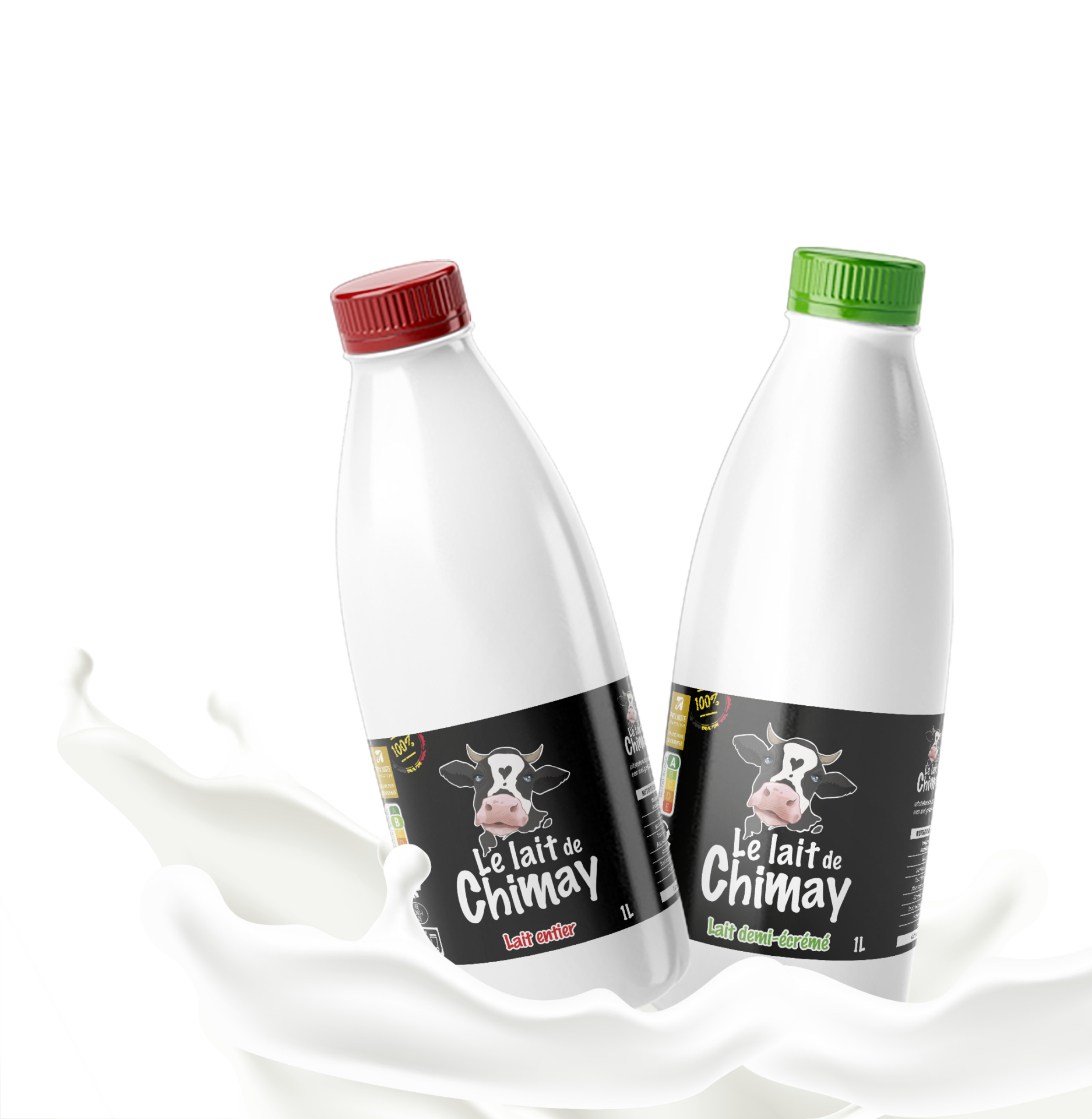 Lait de Chimay 1/2 écréme et entier