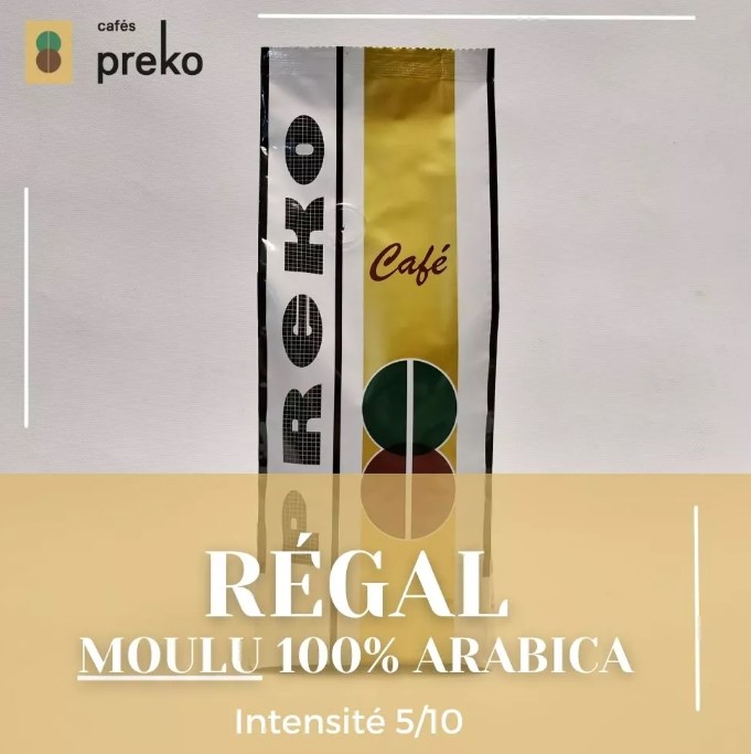 Cafés Preko – Régal Moulu 500 grammes